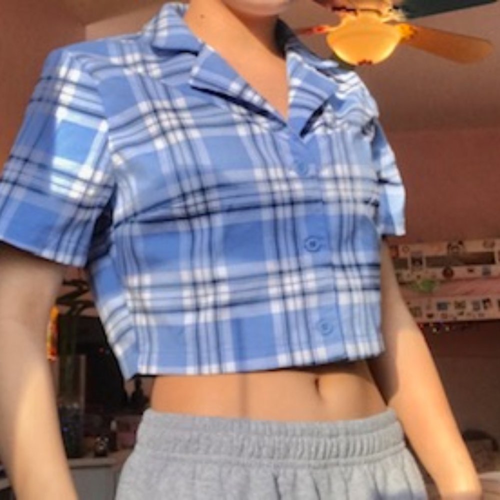 Brandy Melville Blue Shirt